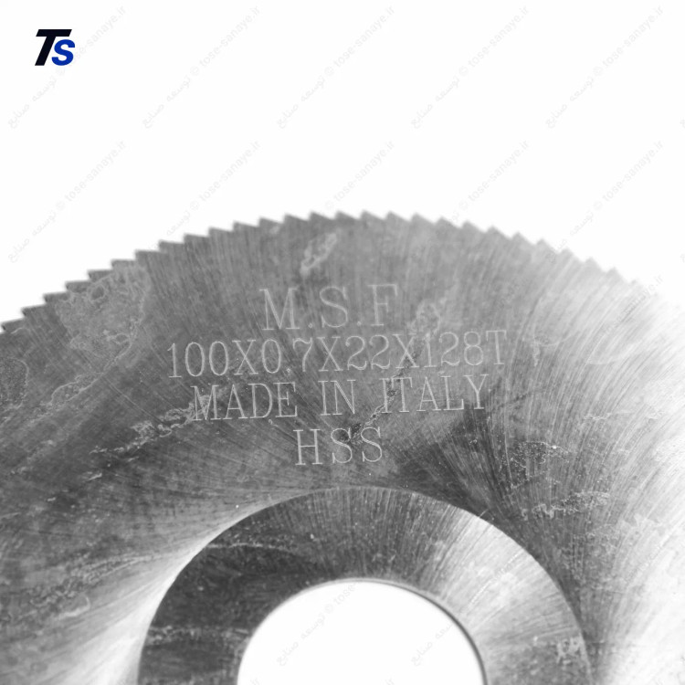 تیغ اره پولکی ایتالیایی MSF 100x22 128T HSS