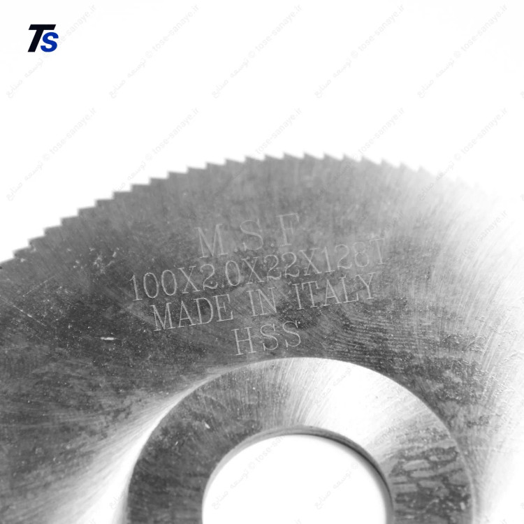 تیغ اره پولکی ایتالیایی MSF 100x22 128T HSS